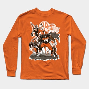 Nick Chubb Superhero Long Sleeve T-Shirt